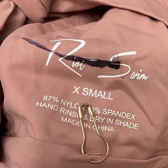 New! Beach Riot Pico Bikini top pink 10659 - Picture 5 of 7